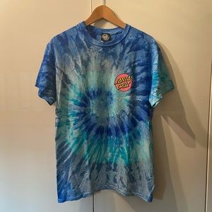 NEW! Santa Cruz Tie Dye T-Shirt Men’s Medium Skate